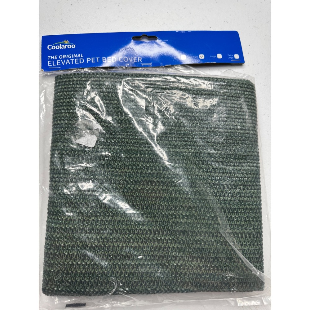 Coolaroo Original Elevated Pet Bed Replacement Cover Medium Brunswick Green NEW